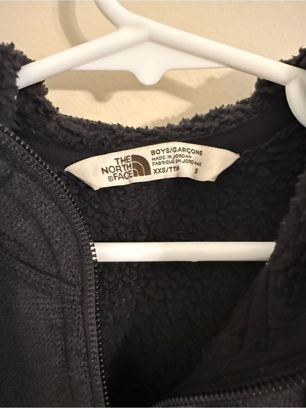 The North Face Black Fleece Zip Hoodie Boy Gordon Lyons Sweaters XXS 5 - Picture 4 of 10